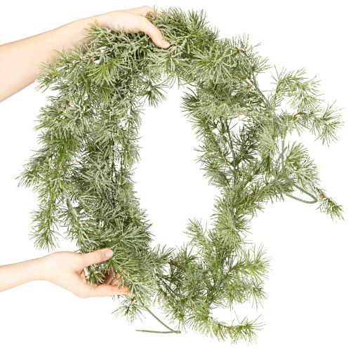 Artikel Decoratieve larikskrans voor een sfeervolle kamerinrichting, 250 cm