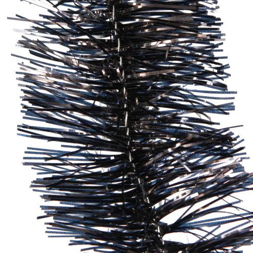 Artikel Klatergoudslinger kerstboom in zwart 270cm 2st