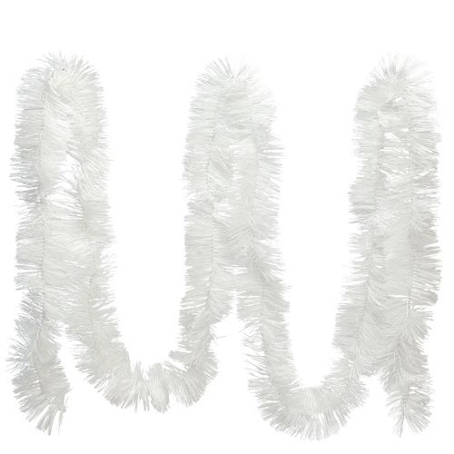 Artikel Klatergoudslinger in helderwitte boomdecoraties 270cm
