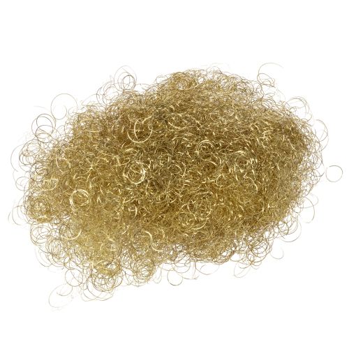 Premium gekrulde gouden lametta 50 g kopen | Floristik24.nl