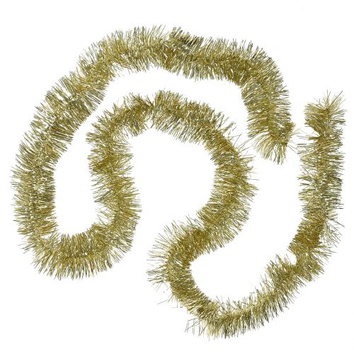 Floristik24 Tinsel guirlande licht goud 200cm