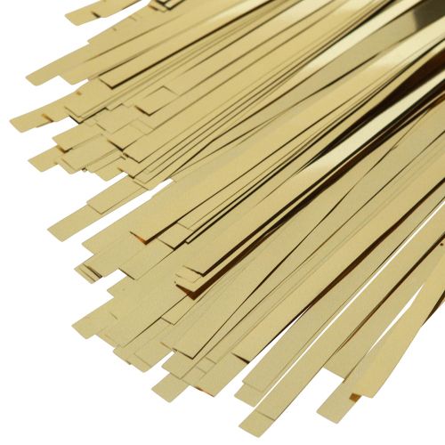 Floristik24 Klatergoud licht goud klatergoud gordijn decoratief goud 90×200cm 2st