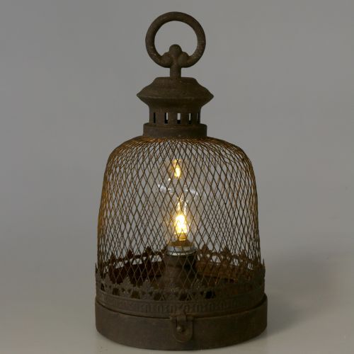 Floristik24 Decoratieve lamp antiek Ø16cm H29.5cm