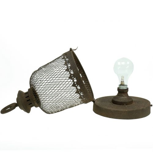 Floristik24 Decoratieve lamp antiek Ø16cm H29.5cm