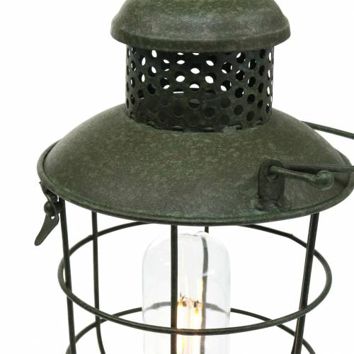 Floristik24 Decoratie lamp scheepslamp met LED Ø16cm H41cm