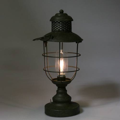 Floristik24 Decoratie lamp scheepslamp met LED Ø16cm H41cm