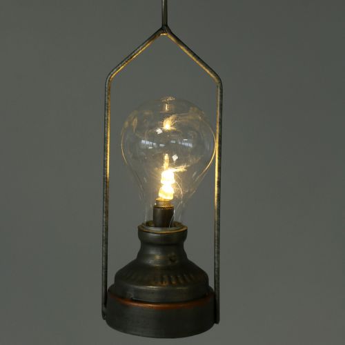 Artikel Decoratieve lamp met haak Ø7cm H39cm