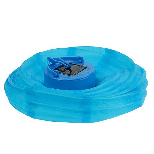 Artikel Lantaarn LED met solar 20cm blauw