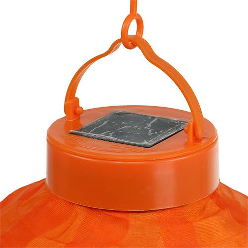 Floristik24 Lampion LED met solar 20cm oranje