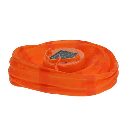 Floristik24 Lampion LED met solar 20cm oranje