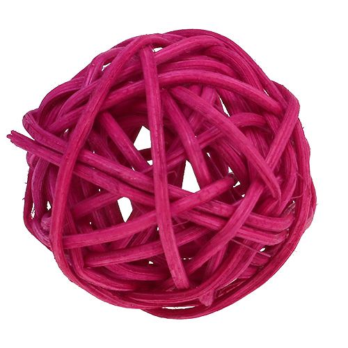 Floristik24 Lataball assortiment 3cm roze/roze/lila 72 st