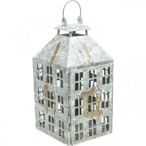 Artikel Vintage decoratieve lantaarn metalen lichthuis Shabby Chic H35cm