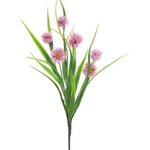 Kunstbloemen bolbloem allium sierui kunst roze 45cm