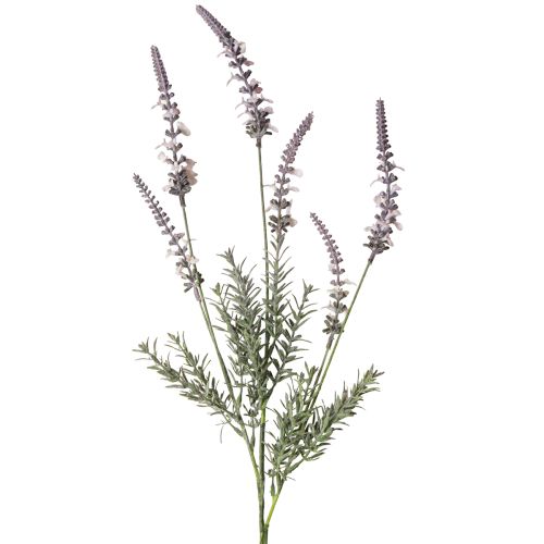 Artikel Lavendel decoratie met bloemen kunstbloem op lange steel 82cm 3st