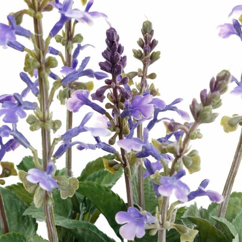 Artikel Decoratieve lavendelplant, mediterrane lavendelpot, paarse kunstbloem