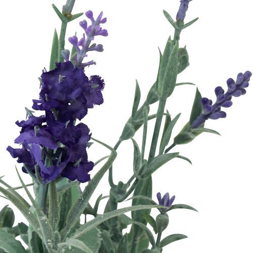 Artikel Lavendel in Pot Kunst Paars Roze Licht Paars H26cm 3st
