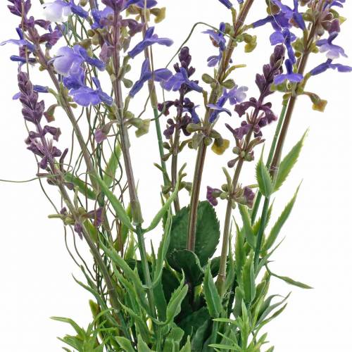 Artikel Kunstmatig lavendelboeket, decoratieve paarse lavendel, zijden bloemen