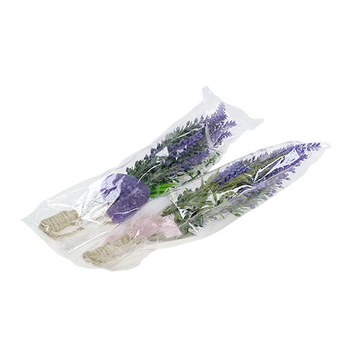 Floristik24 Lavendelstruik met hart 25cm ass. 2p