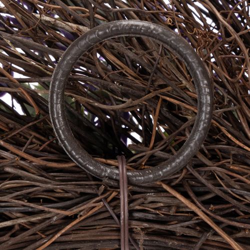 Artikel Lavendelkrans voor de lente, deurdecoratie, decoratief item voor de entree, 60 cm