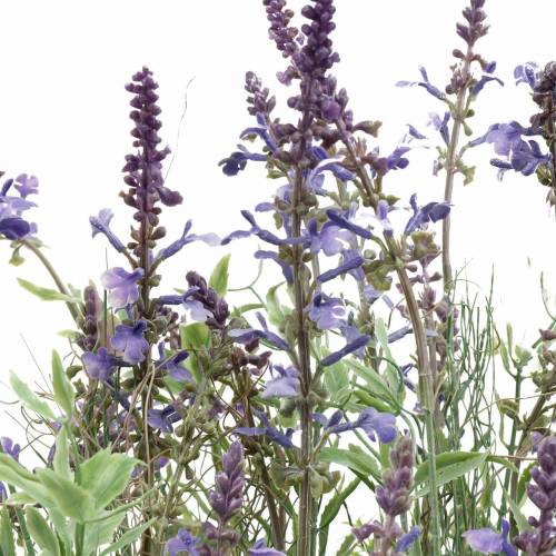 Floristik24 Lavendel Kom Kunstmatige Lavendel Zijden Bloemen Nepplanten