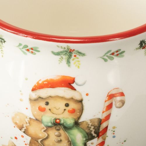 Artikel Peperkoekman mok keramiek kerstmok H9,5cm