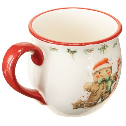 Artikel Peperkoekman mok keramiek kerstmok H9,5cm
