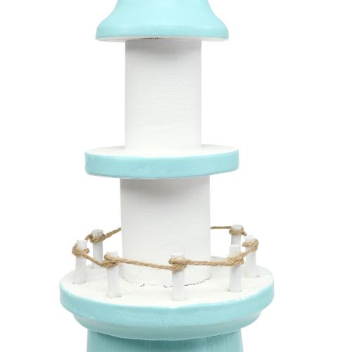 Floristik24 Vuurtoren Ø16cm H50.5cm Blauw