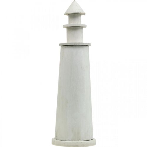 Artikel Vuurtoren Shabby Chic Crème Maritiem Deco Ø13cm H41.5cm