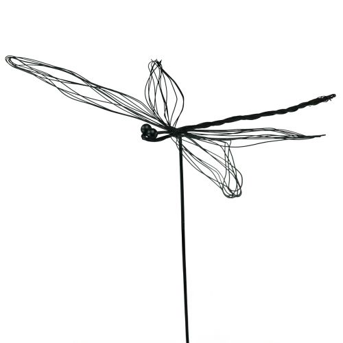 Floristik24 Dragonfly metaal metalen figuur bloemplug B28cm 2st