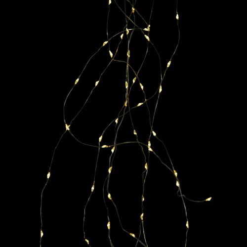Floristik24 Lichte trailtimer batterij Twinkle 140cm 160 Micro LED