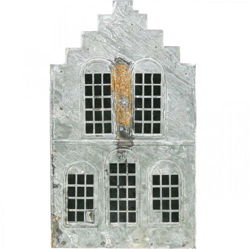 Artikel Vuurtoren theelichthouder metalen theelichthuis H25,5cm