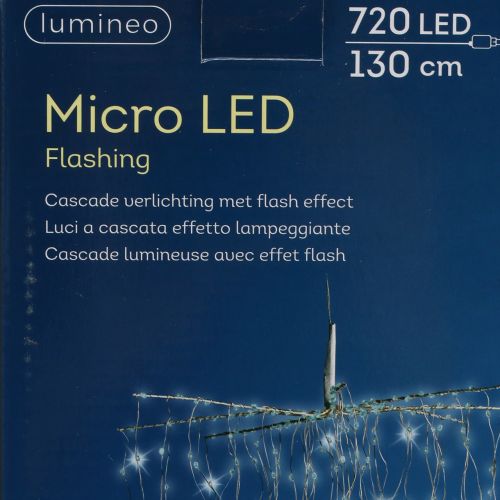 Artikel Lichtcascade Micro-LED koel wit 720 H130cm