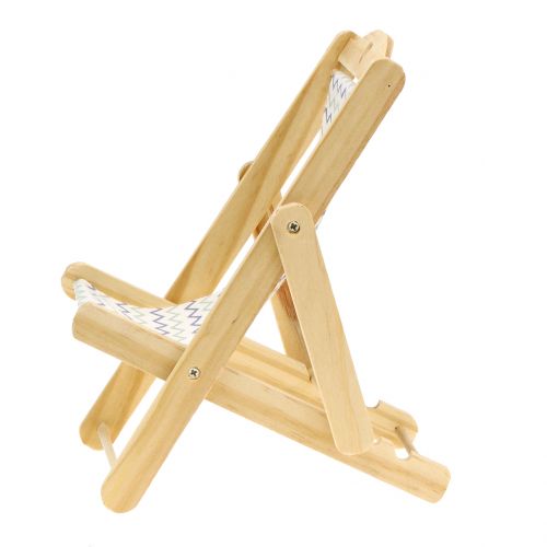 Floristik24 Decoratieve ligstoel zigzagpatroon H15cm 3 stks