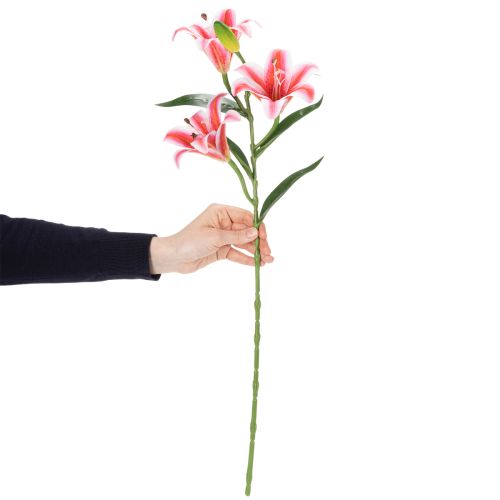 Artikel Kunstmatige lelie voor een stijlvolle en realistische woonkamerdecoratie, 67 cm, 2 stuks