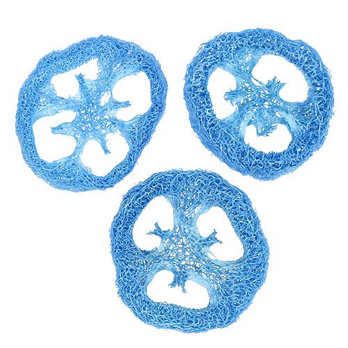 Luffa schijfjes hemelsblauw 25 stuks
