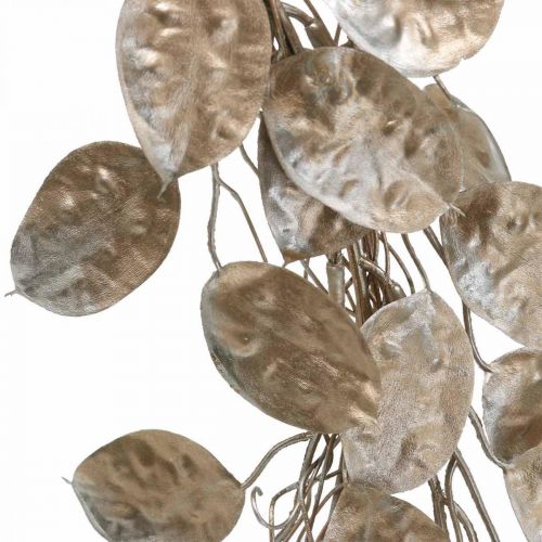 Floristik24 Sierkrans bladzilver kunstbladeren krans champagne Ø59cm