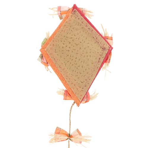Artikel Grappige decoratieve draak om op te hangen oranje 18×26cm 2 stuks