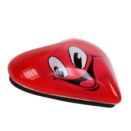 Floristik24 Magneet hartje emoticon rood 4cm 6st