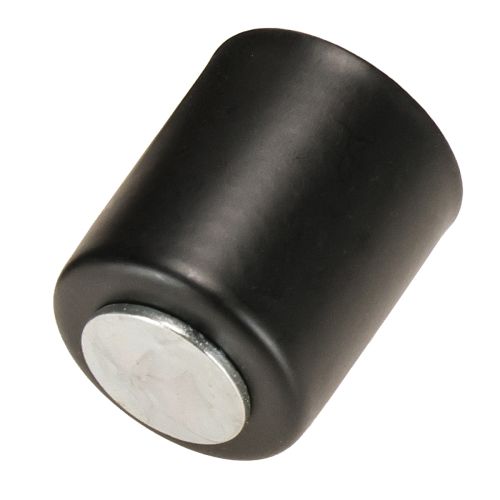 Artikel Magnetische kaarsenhouder, zwart metaal, H3cm, 4 stuks