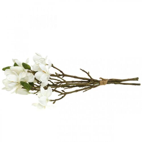 Floristik24 Magnolia kunst takken witte deco tak H40cm 4st in bos