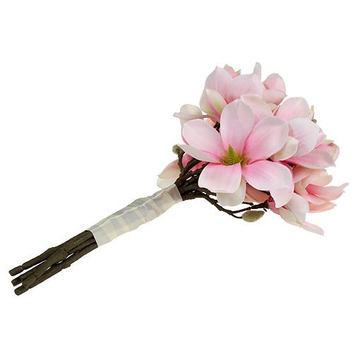 Floristik24 Magnolia bos roze 40cm 5st