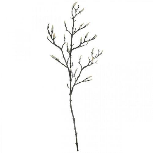 Floristik24 Lente Magnolia Tak Knop Kunsttak Bruin Wit L100cm