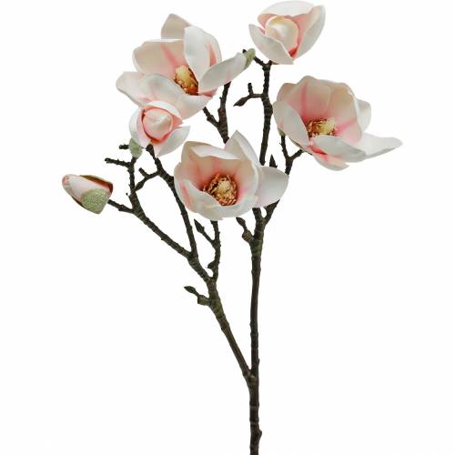 Floristik24 Magnolia tak roze kunstmatige magnolia zijden bloemen