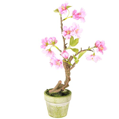 Floristik24 Kunst amandelboom in pot met roze bloemen H28cm