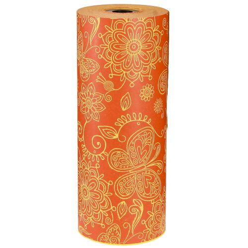 Artikel Manchetpapier Oranje Geel Zomertijd 25cm 100m