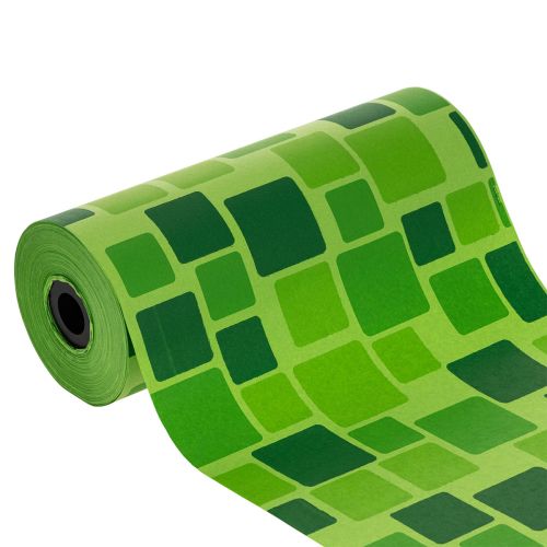 Manchetpapier voor bloemenboeketten in mozaïekdesign, 25 cm x 100 m kopen | Floristik24.nl