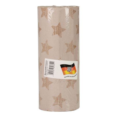 Floristik24 Boordpapier vloeipapier witte sterren 25cm 100m