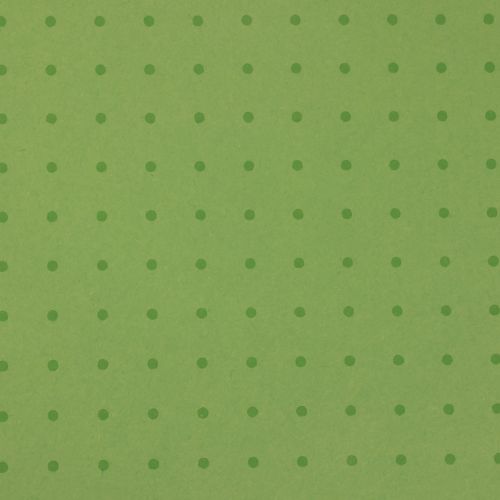 Floristik24 Manchetpapier vloeipapier groene stippen 25cm 100m