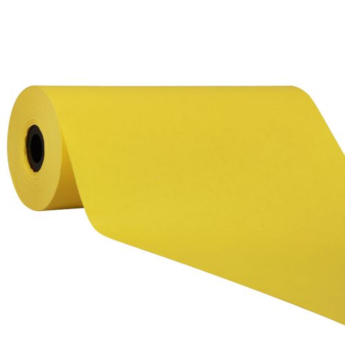 Manchetpapier, inpakpapier, geel vloeipapier 25cm 100m