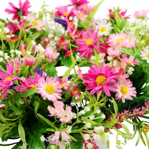 Floristik24 Margrietkrans met lavendel roze Ø28cm